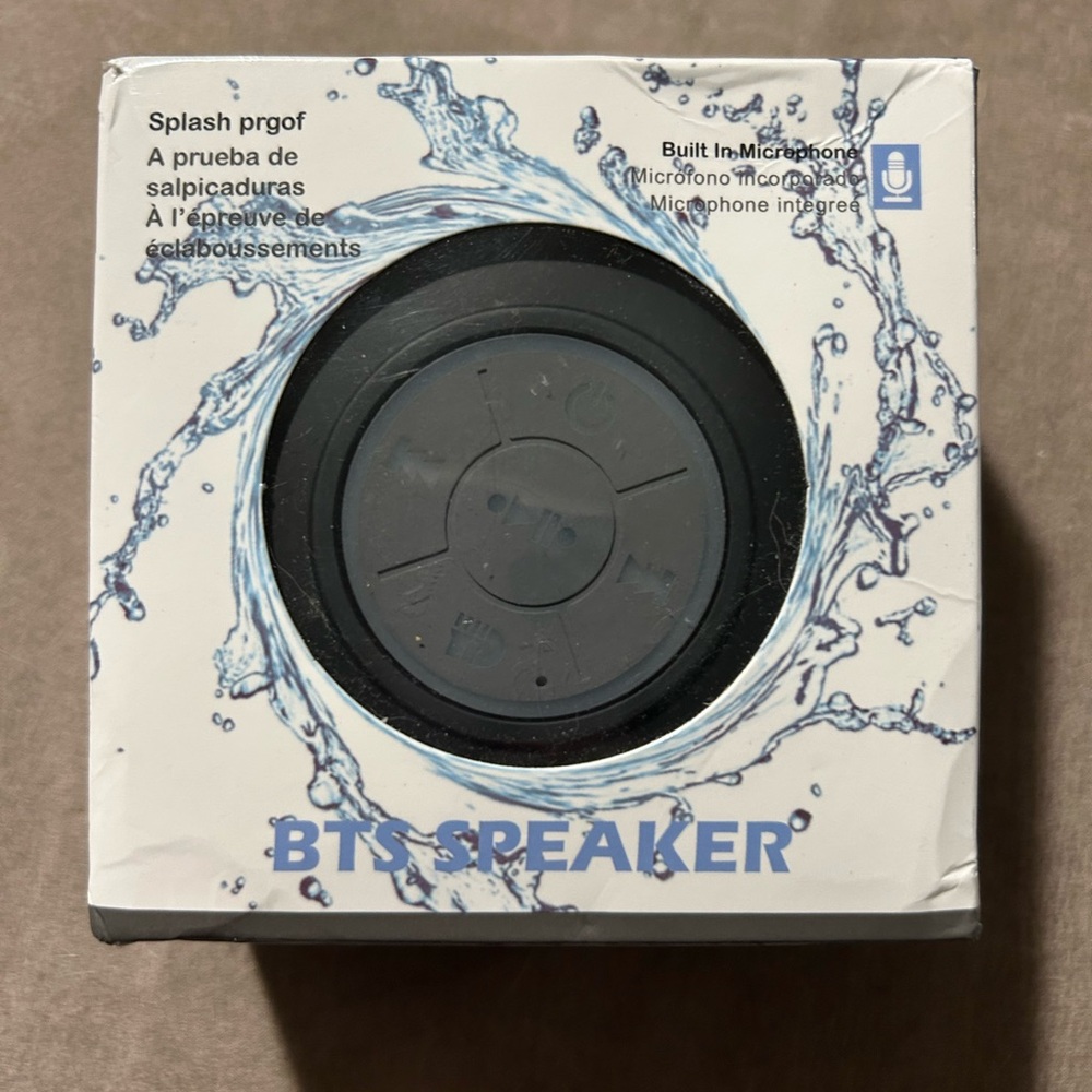 Black Portable Bluetooth Speaker